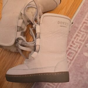 Donste Kids Cream Winter Boots